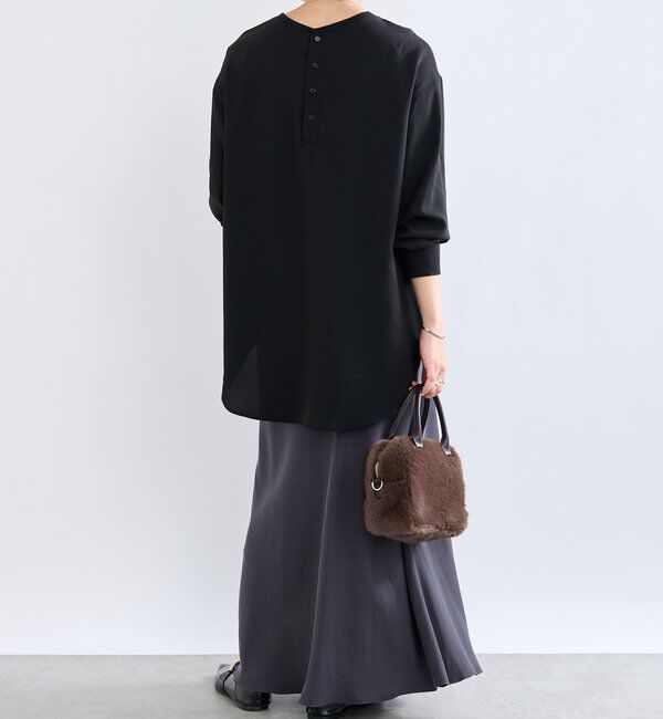  「【さらっと着やすい！/冷房・日焼け対策◎】ジョーゼットポケットブラウス」|シャツ・ブラウス|