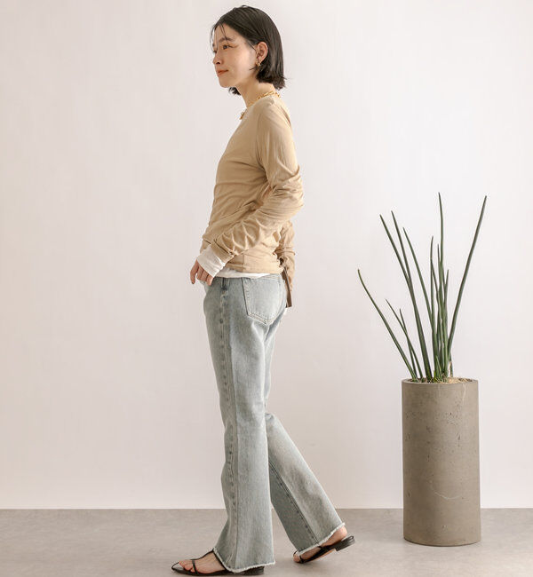  「【MONN.:.(モン)】シアーロンT」|Tシャツ・カットソー|