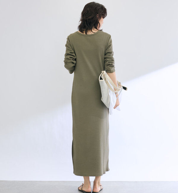  「【全骨格細見え】2WAYロングリブワンピース」|ワンピース|