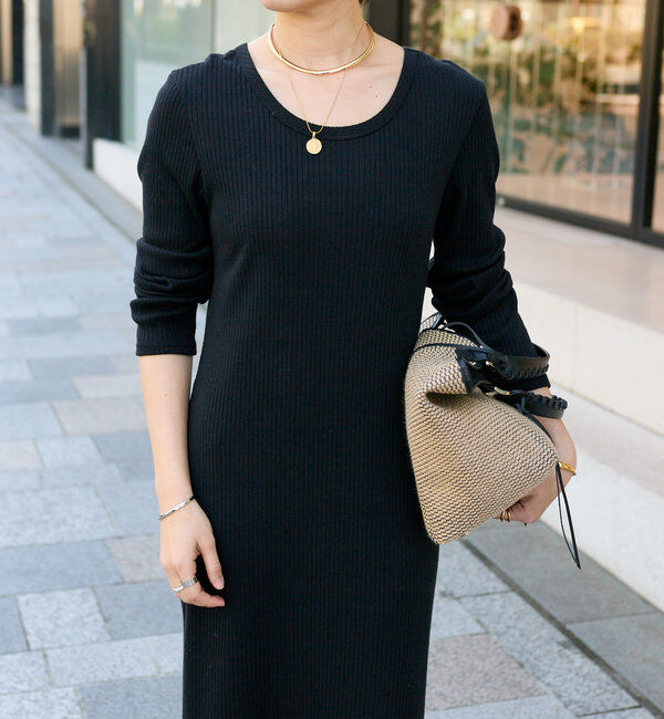  「【全骨格細見え】2WAYロングリブワンピース」|ワンピース|