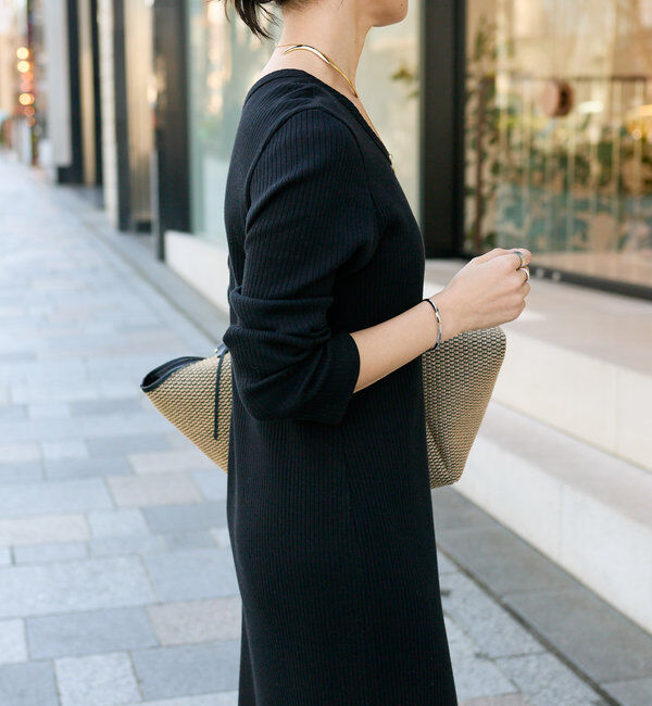  「【全骨格細見え】2WAYロングリブワンピース」|ワンピース|