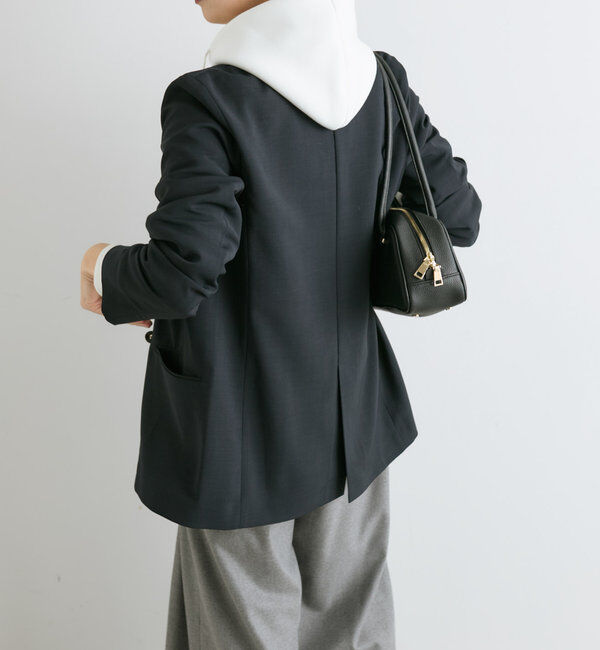  「【ロングシーズン着まわせる】ストレッチツイルテーラードジャケット」|テーラードジャケット|