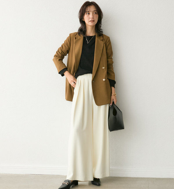  「【ロングシーズン着まわせる】ストレッチツイルテーラードジャケット」|テーラードジャケット|