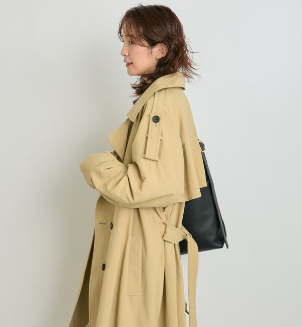  「【高機能素材】オーバートレンチコート」|トレンチコート|