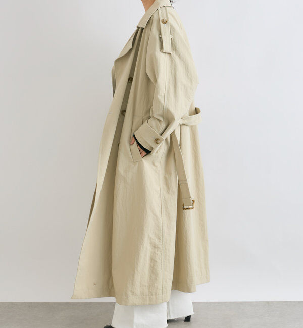  「【高機能素材】オーバートレンチコート」|トレンチコート|