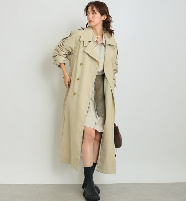  「【高機能素材】オーバートレンチコート」|トレンチコート|