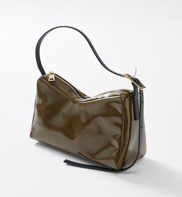  「【コーデのポイントに】パテントレザーミニバッグ」|ショルダー・メッセンジャー|