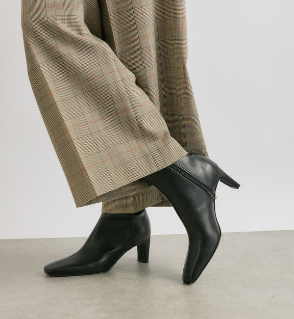  「【安定感◎】ヒールショートブーツ」|ショートブーツ|