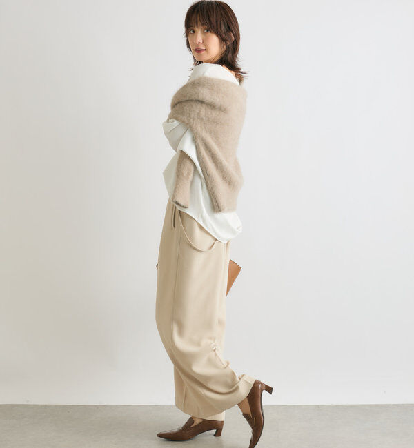  「【大人の着こなしに】ナローサスペンダーパンツ」|チノ|