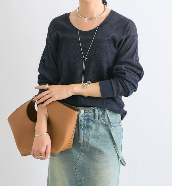  「【大人カジュアルに◎】バスケットバッグ」|クラッチバッグ|