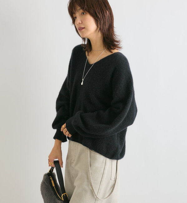  「【着心地◎】YAK100ショートニット」|ニット・セーター|