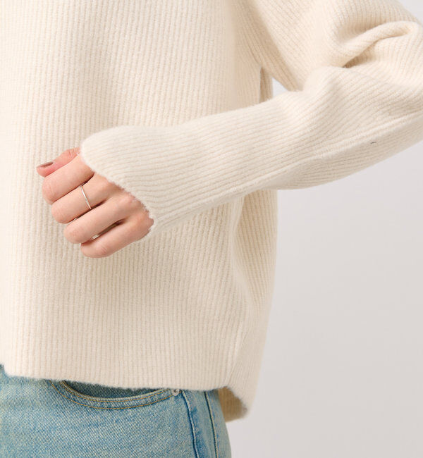  「【インフルエンサーコラボカラー登場！】アームウォーマーニット」|ニット・セーター|