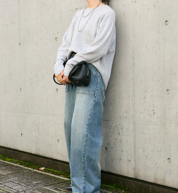  「【インフルエンサーコラボカラー登場！】アームウォーマーニット」|ニット・セーター|