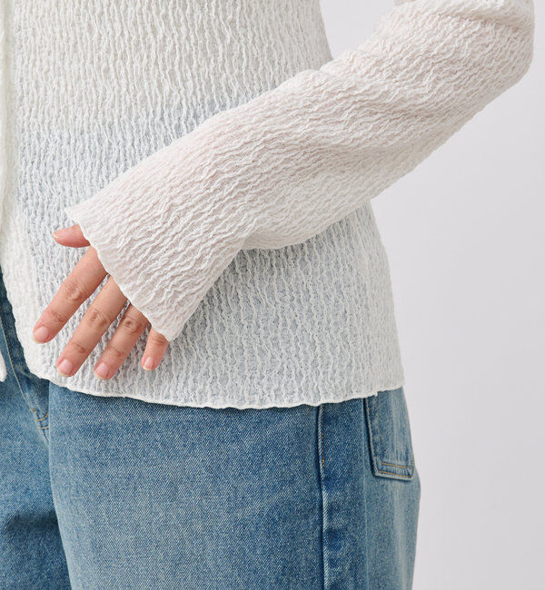  「【鮮度を上げる】シュリンク2WAYカットソー」|Tシャツ・カットソー|