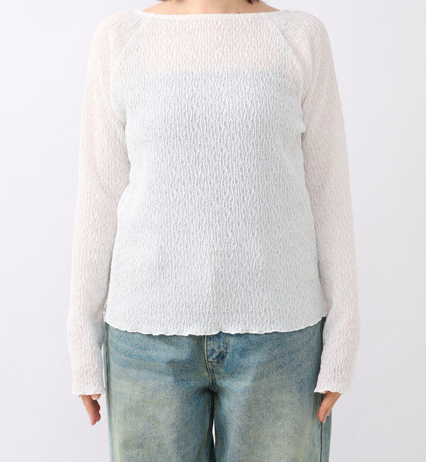  「【鮮度を上げる】シュリンク2WAYカットソー」|Tシャツ・カットソー|