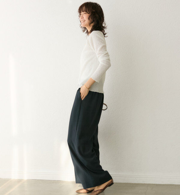  「【鮮度を上げる】シュリンク2WAYカットソー」|Tシャツ・カットソー|