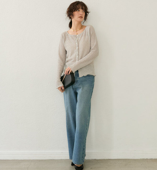  「【鮮度を上げる】シュリンク2WAYカットソー」|Tシャツ・カットソー|