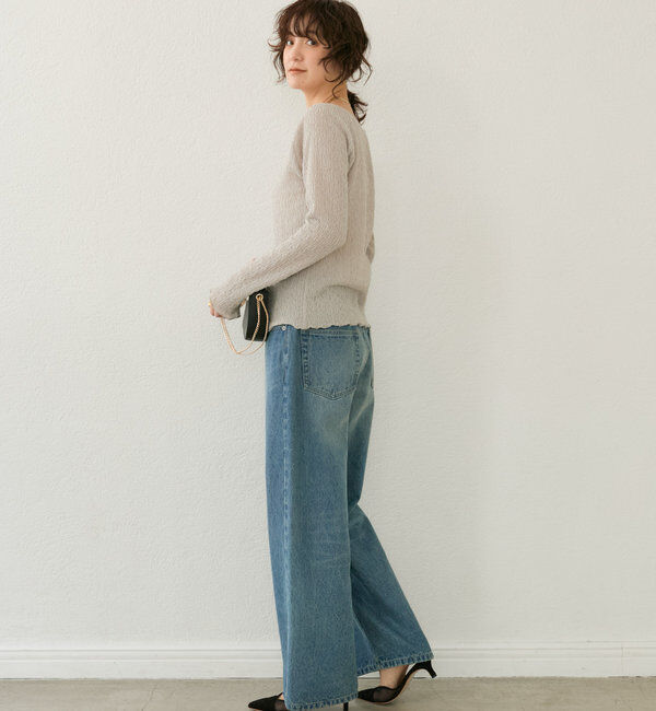  「【鮮度を上げる】シュリンク2WAYカットソー」|Tシャツ・カットソー|