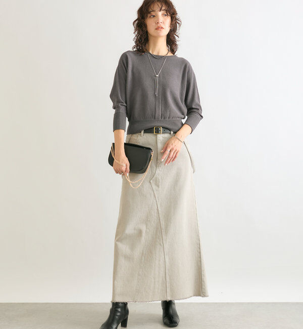  「【前後2WAY】ミニブークレードルマン2WAYニット」|ニット・セーター|