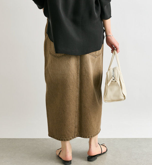  「【MONN.:. （モン）】halfwayデニムスカート」|スカート|