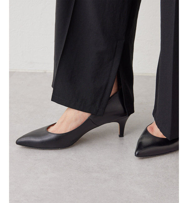  「ジャージーワイドタックパンツ」|スラックス|