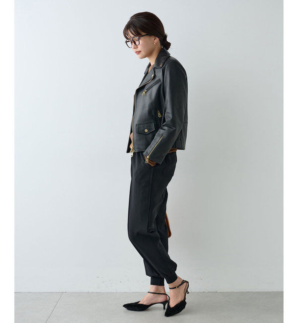  「【ジャージーシリーズ】センターシームジョガーパンツ」|チノ|