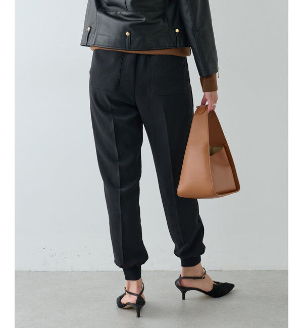  「【ジャージーシリーズ】センターシームジョガーパンツ」|チノ|