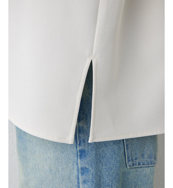  「【セットアップ対応】ドレープTブラウス」|シャツ・ブラウス|