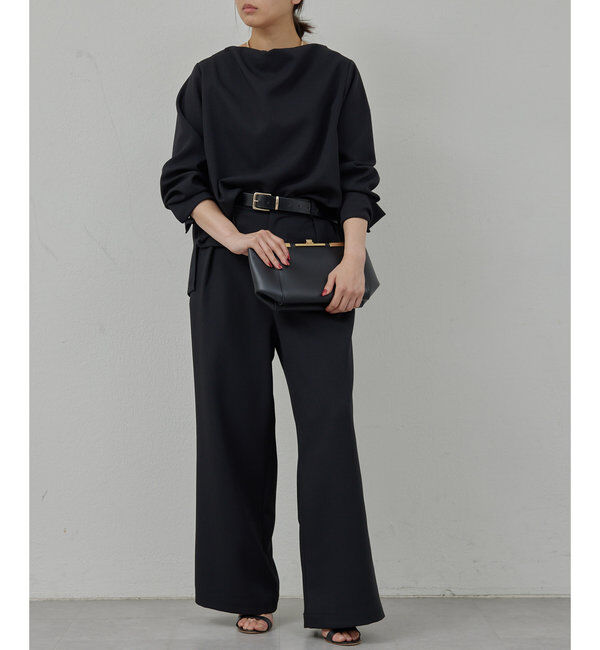  「【セットアップ対応】ドレープTブラウス」|シャツ・ブラウス|