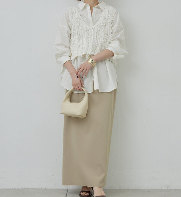  「フリンジニットベスト」|ニット・セーター|