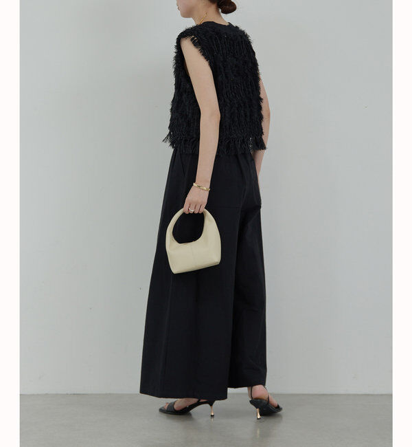  「【HERITANOVUM】フリンジニットベスト」|ニット・セーター|