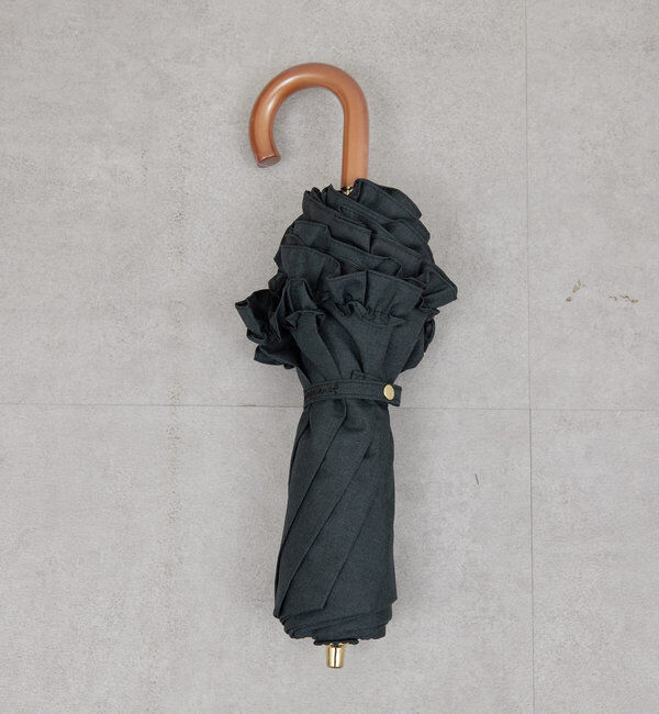  「【UVカット/晴雨兼用】折りたたみフリルアンブレラ」|その他|