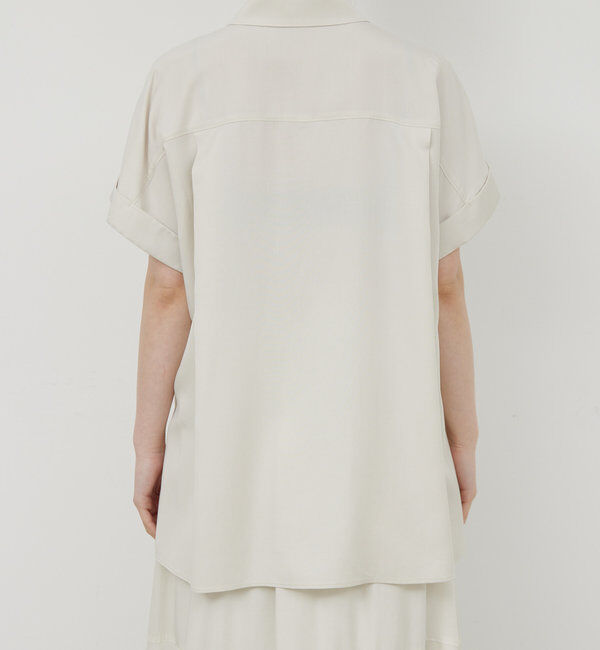  「【セットアップ対応】ミリタリーハーフスリーブシャツ」|シャツ・ブラウス|