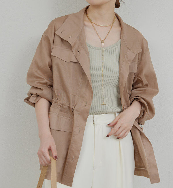  「シアーミリタリージャケット」|テーラードジャケット|