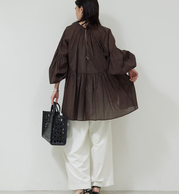  「コットンローンチュニック」|シャツ・ブラウス|