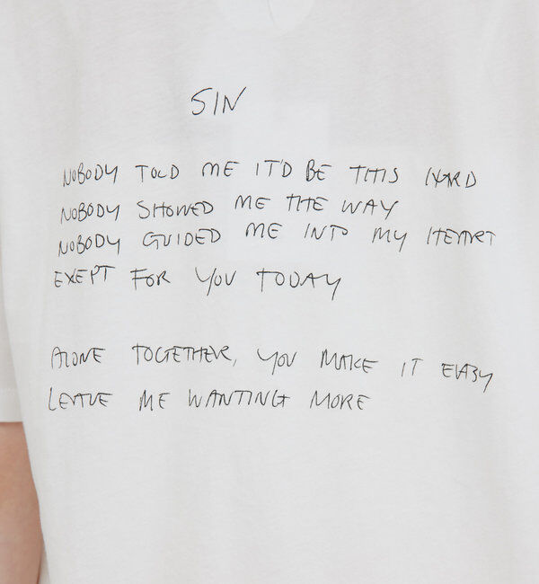  「【ANINEBING】手書きグラフィックTee」|Tシャツ・カットソー|