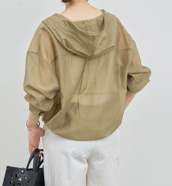  「シアーフーディーシャツ」|シャツ・ブラウス|