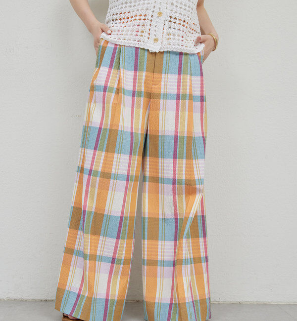  「【HERITANOVUM】【セットアップ対応】マドラスタックパンツ」|チノ|