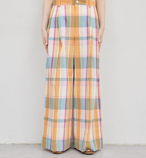  「【HERITANOVUM】【セットアップ対応】マドラスタックパンツ」|チノ|