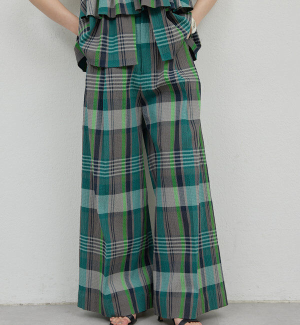  「【HERITANOVUM】【セットアップ対応】マドラスタックパンツ」|チノ|