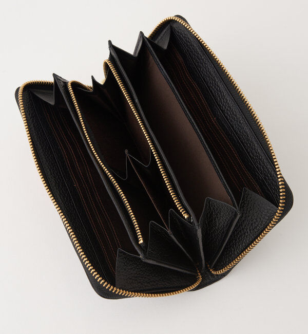  「モノグラムプレートラウンドジップウォレット」|財布|