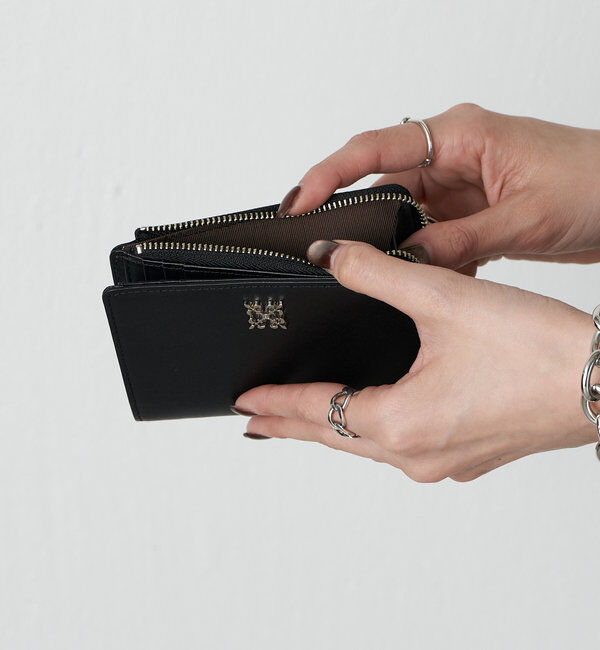  「ミニモノグラムプレートハーフウォレット」|財布|