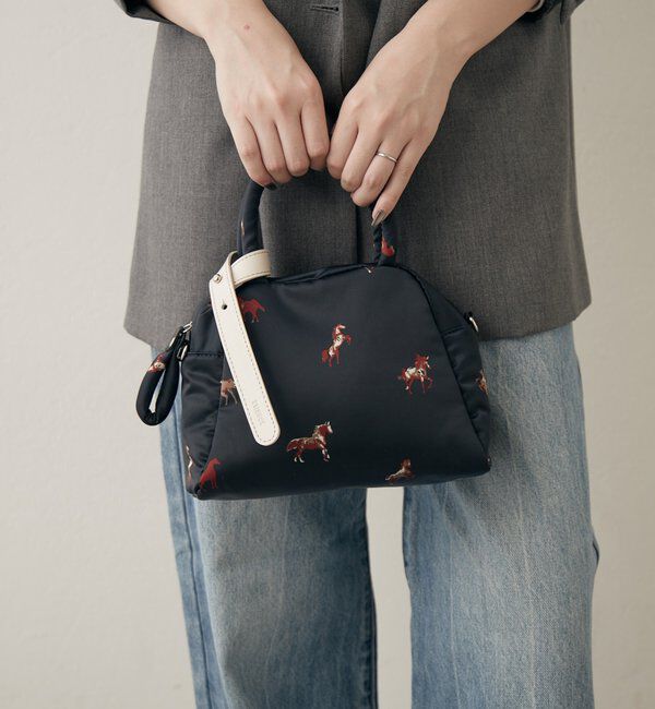  「WOODLANDER 2WAYミニショルダーバッグ」|ショルダー・メッセンジャー|ネイビー