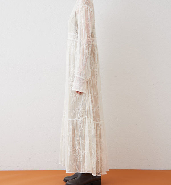  「[森川企画]パイピングレースキャミワンピースSET」|ワンピース|