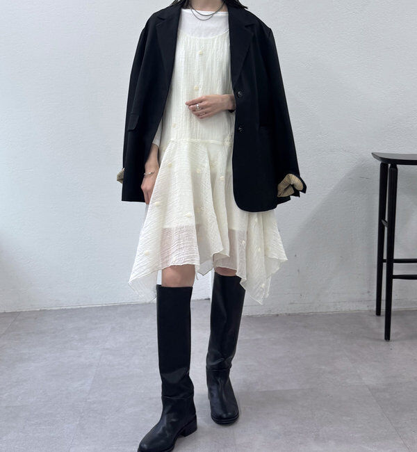  「刺繍キャミチュニック」|ワンピース|