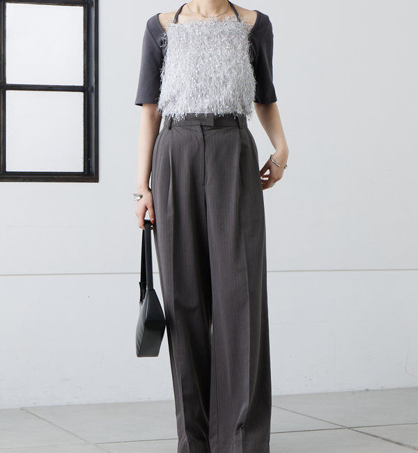  「フリンジドッキングTシャツ」|Tシャツ・カットソー|