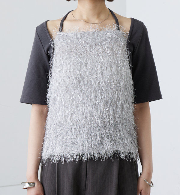  「フリンジドッキングTシャツ」|Tシャツ・カットソー|