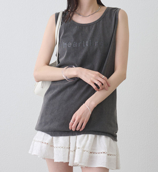  「ラメロゴタンク」|キャミソール|