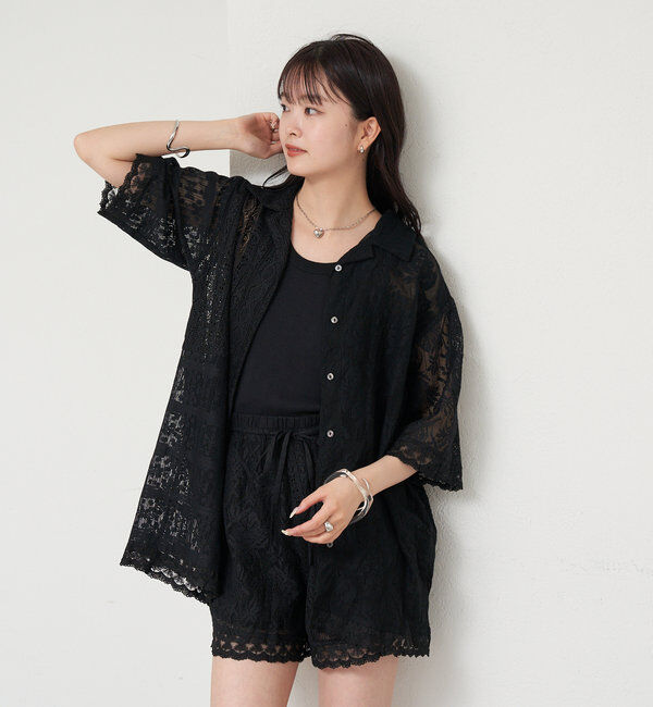  「パッチワークレースショートパンツ」|チノ|