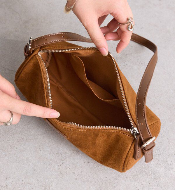  「loti スウェードドラムBAG」|トートバッグ|